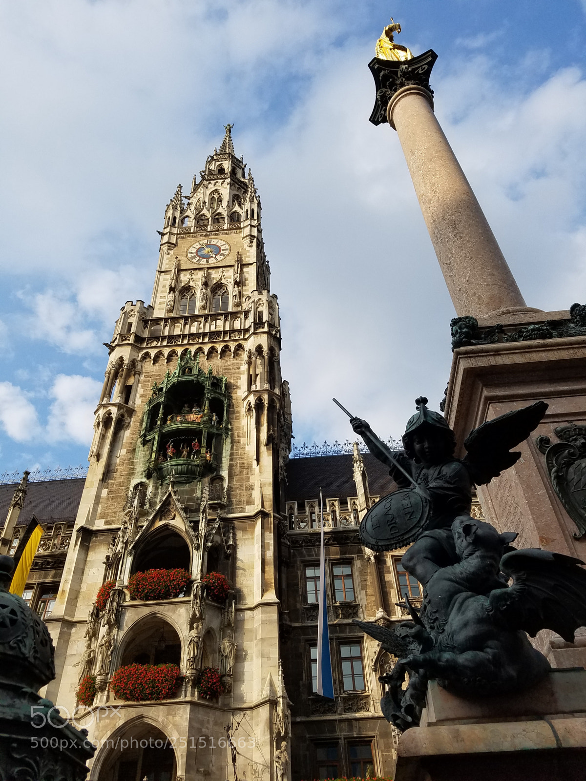 Samsung Galaxy S7 Edge sample photo. Marienplatz photography