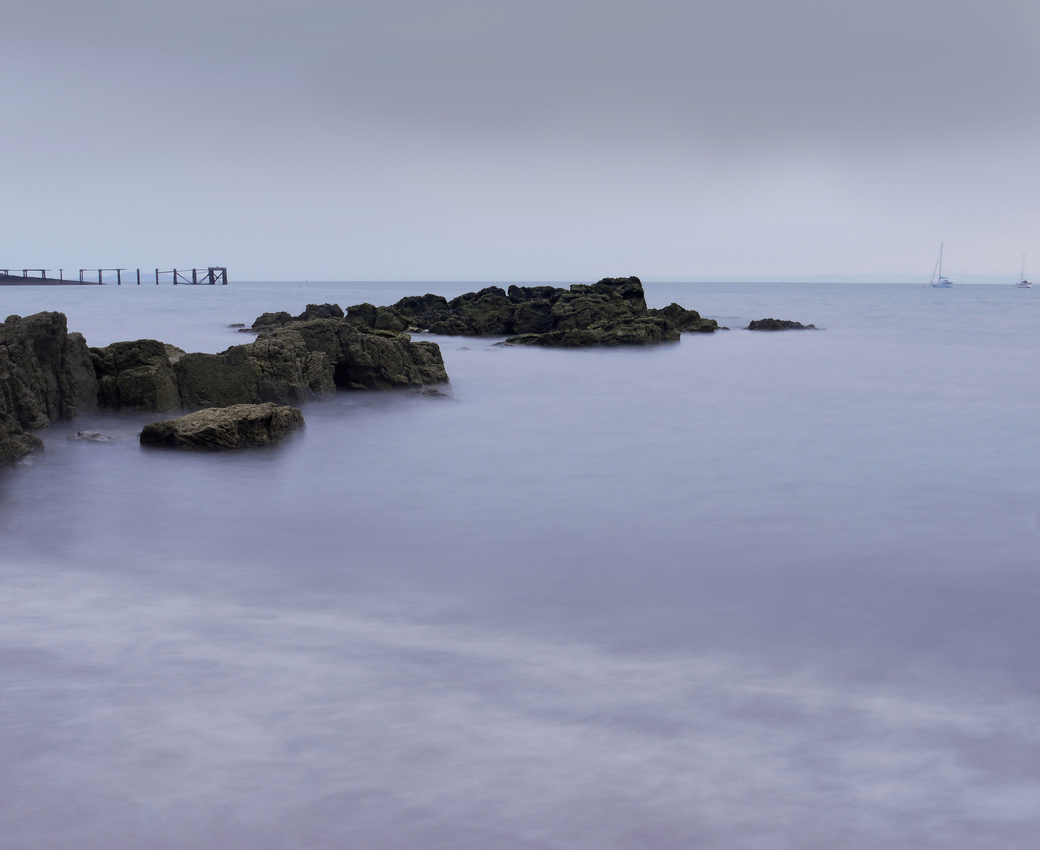 Panasonic Lumix DMC-GF1 sample photo. Blue hour ower aberdour photography