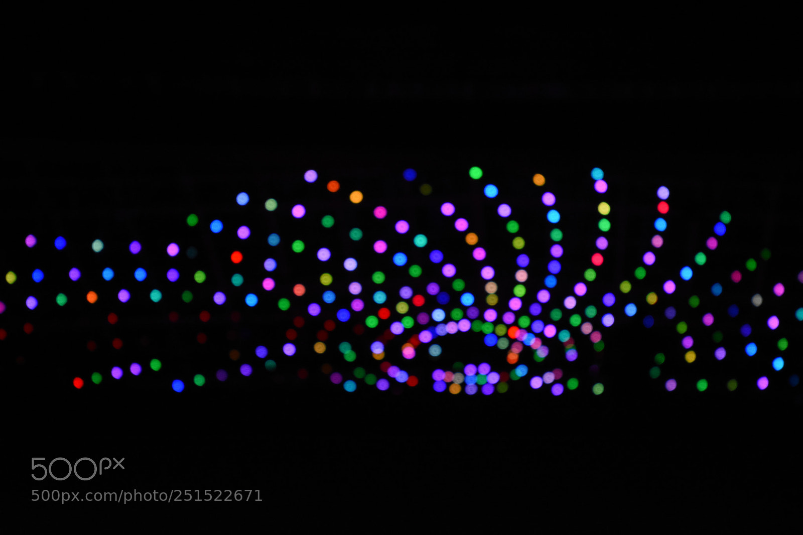 Nikon D7200 sample photo. Colorful whirlwind bokeh photography