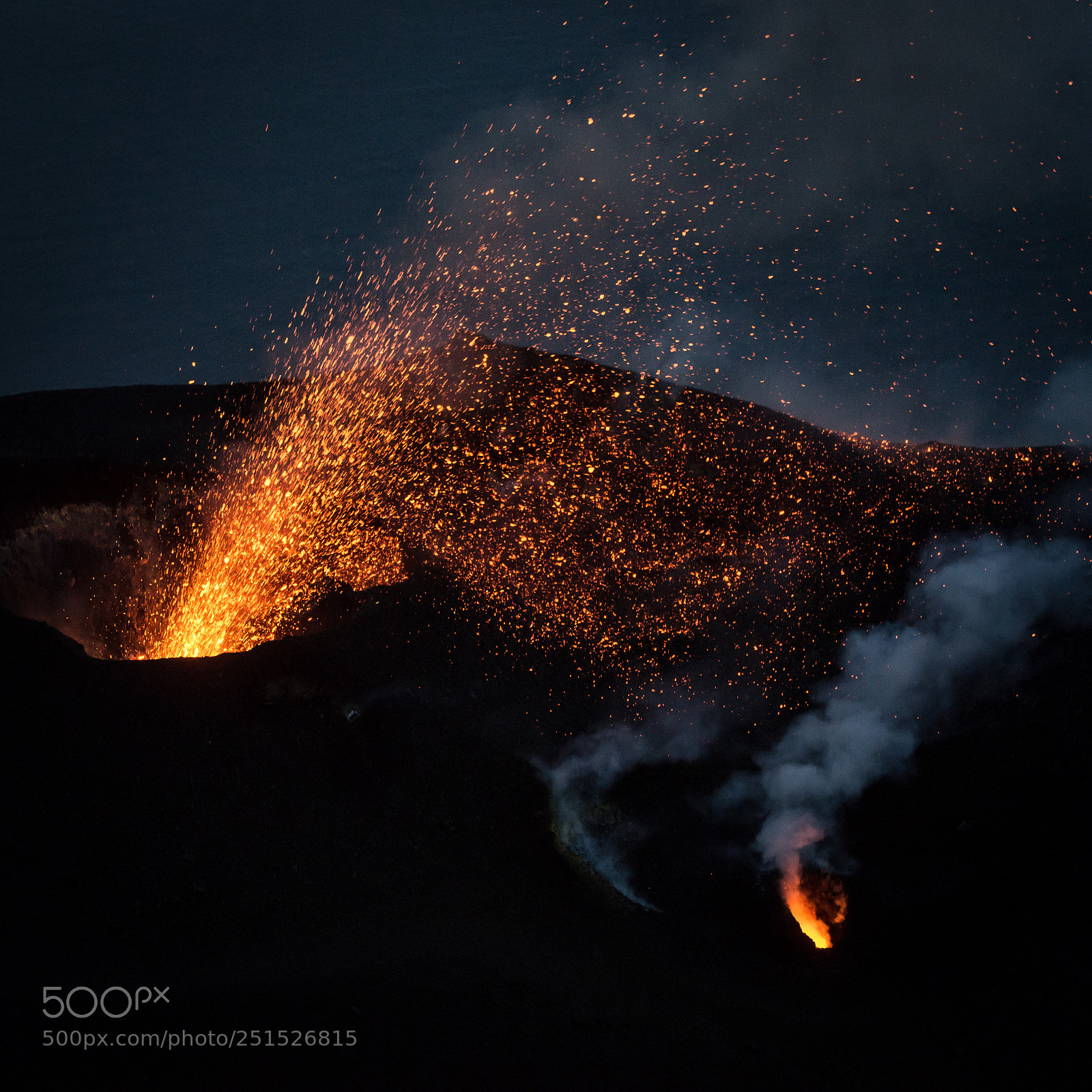 Nikon D800 sample photo. Stromboli eruptions photography