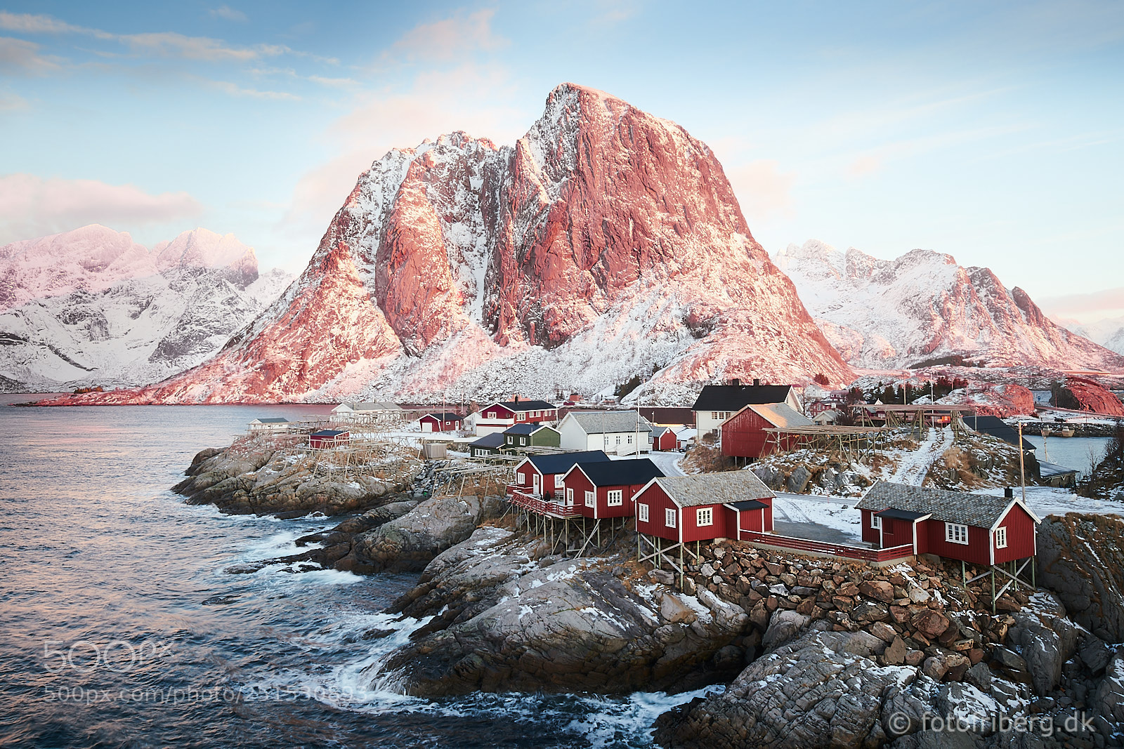 Nikon D850 sample photo. Reine in the winter photography