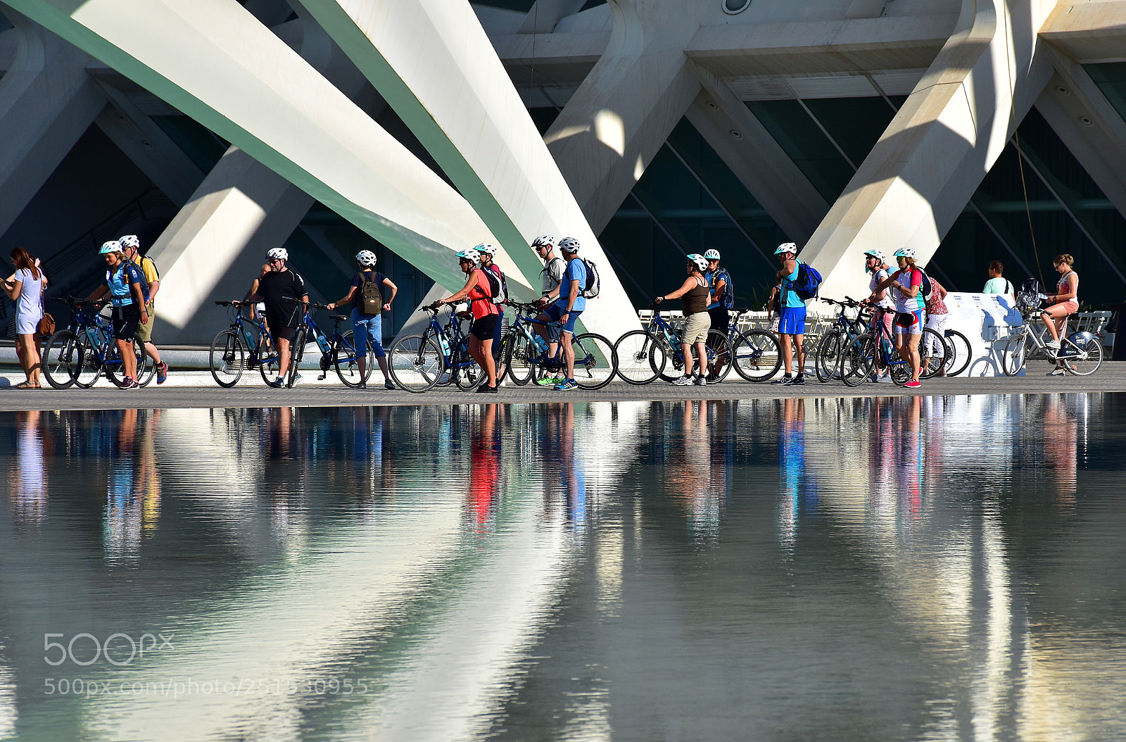 Nikon D7200 sample photo. Cyclist reflections photography