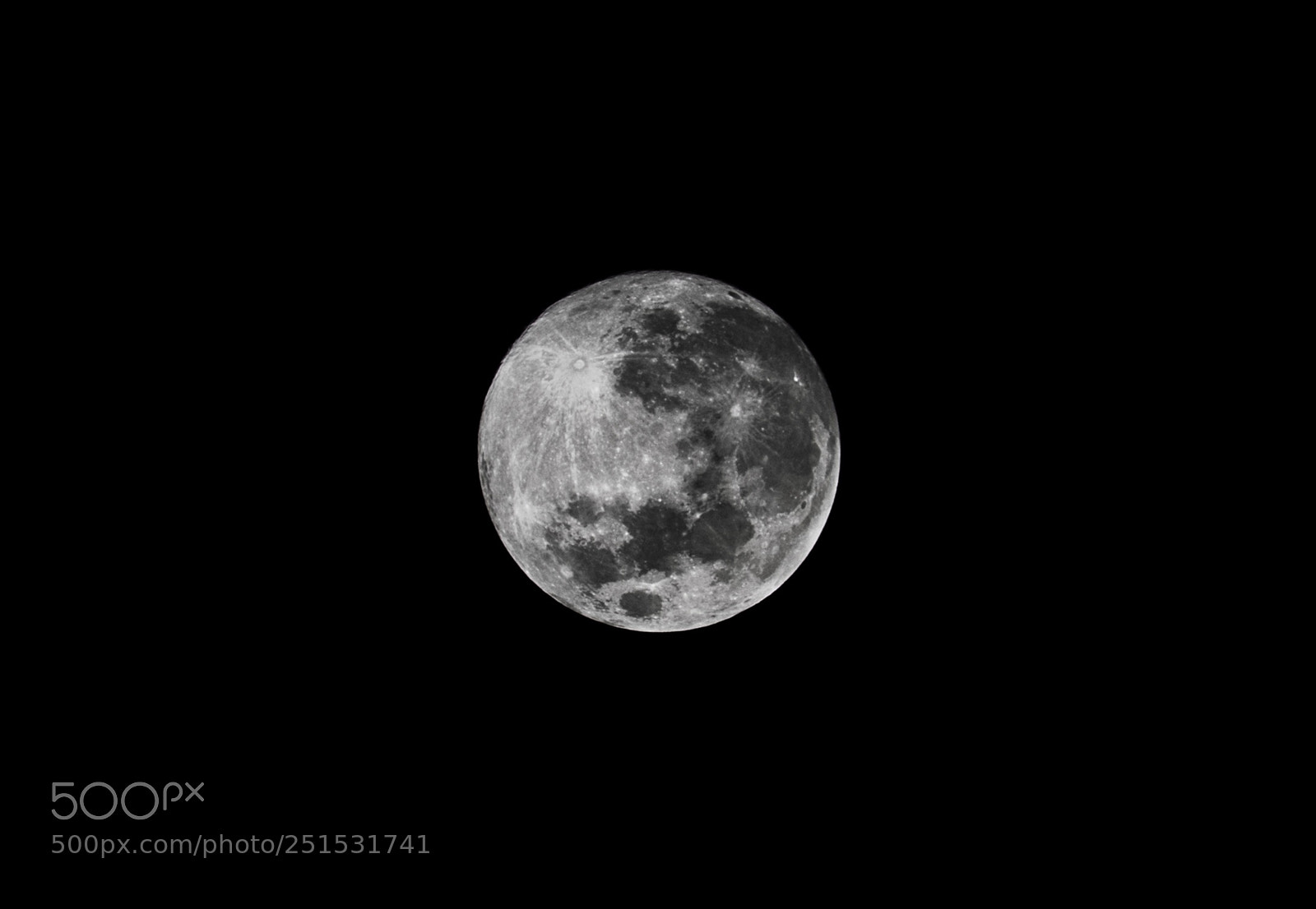 Nikon D5300 sample photo. March 31th, 2018 full moon photography