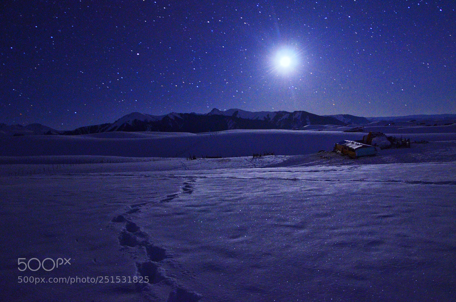 Nikon D7000 sample photo. Moonlit photography