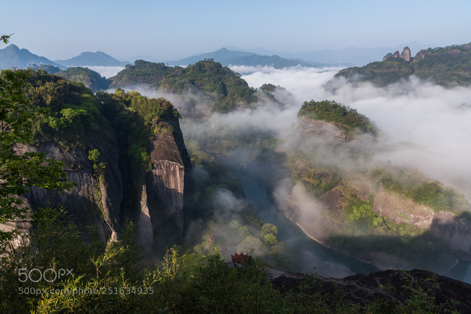Nikon D810 sample photo. 武夷山九区十八弯 photography