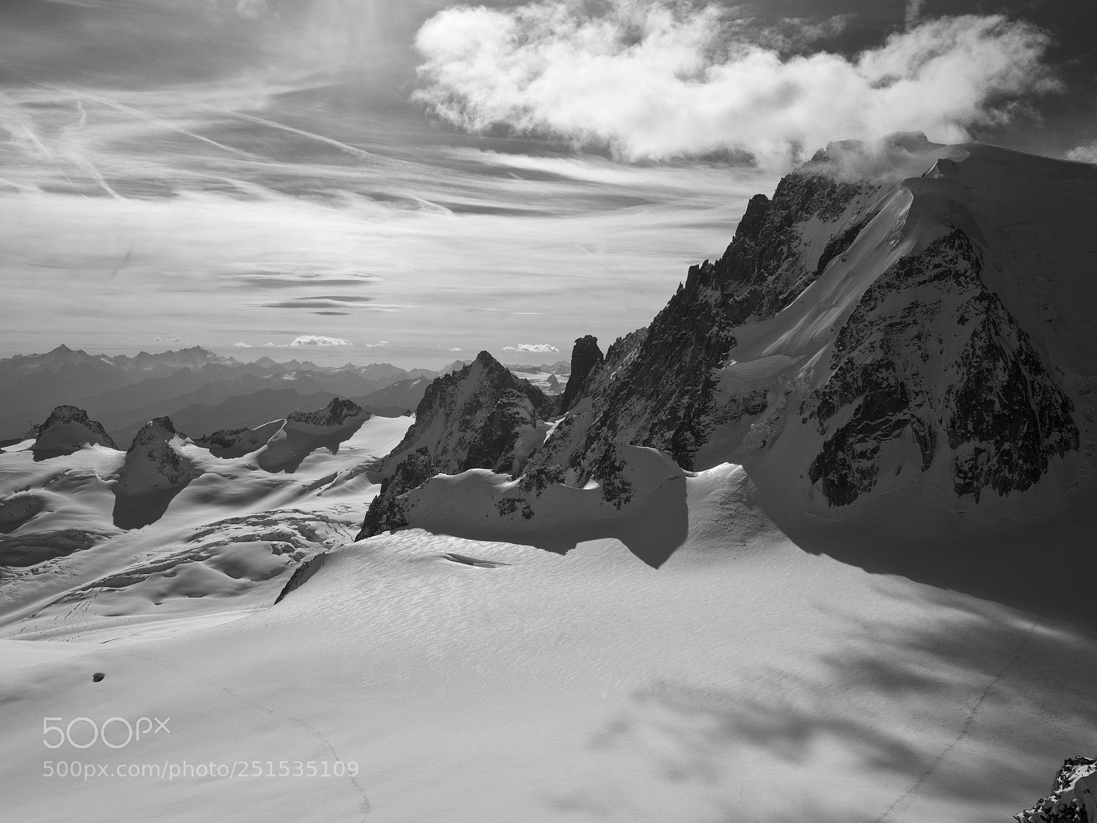 Olympus OM-D E-M5 sample photo. Vallée blanche photography