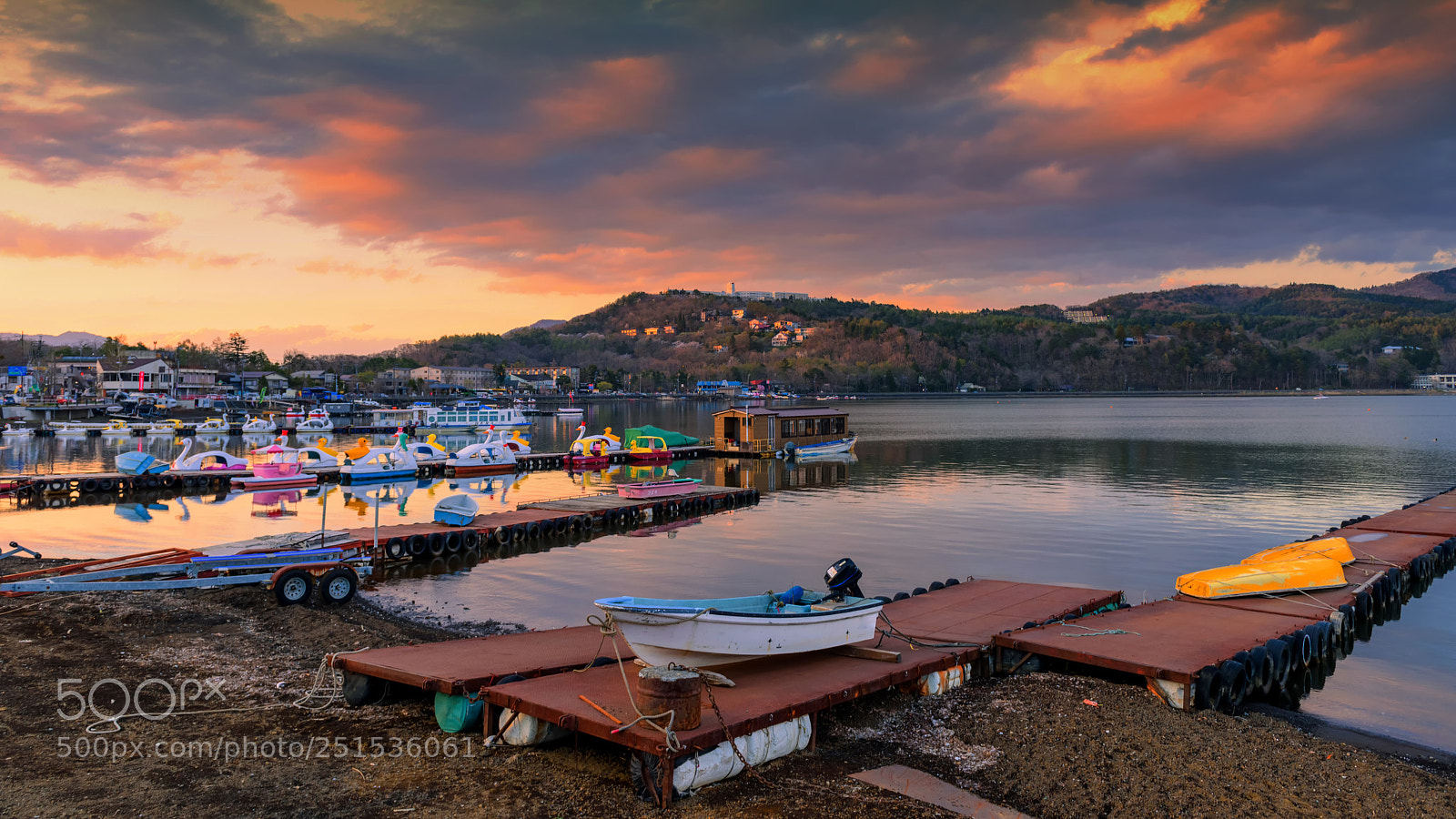 Nikon D810 sample photo. Yamanakako lake landscape at photography