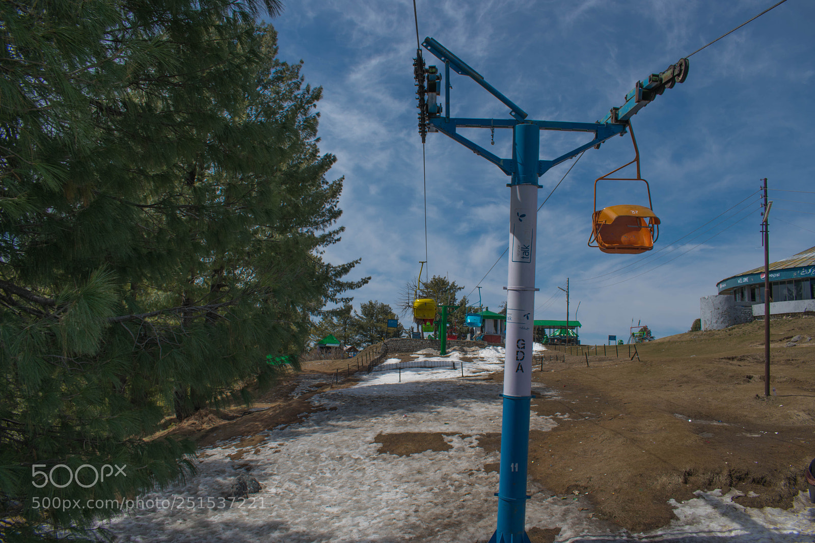Nikon D3300 sample photo. Chairlift photography