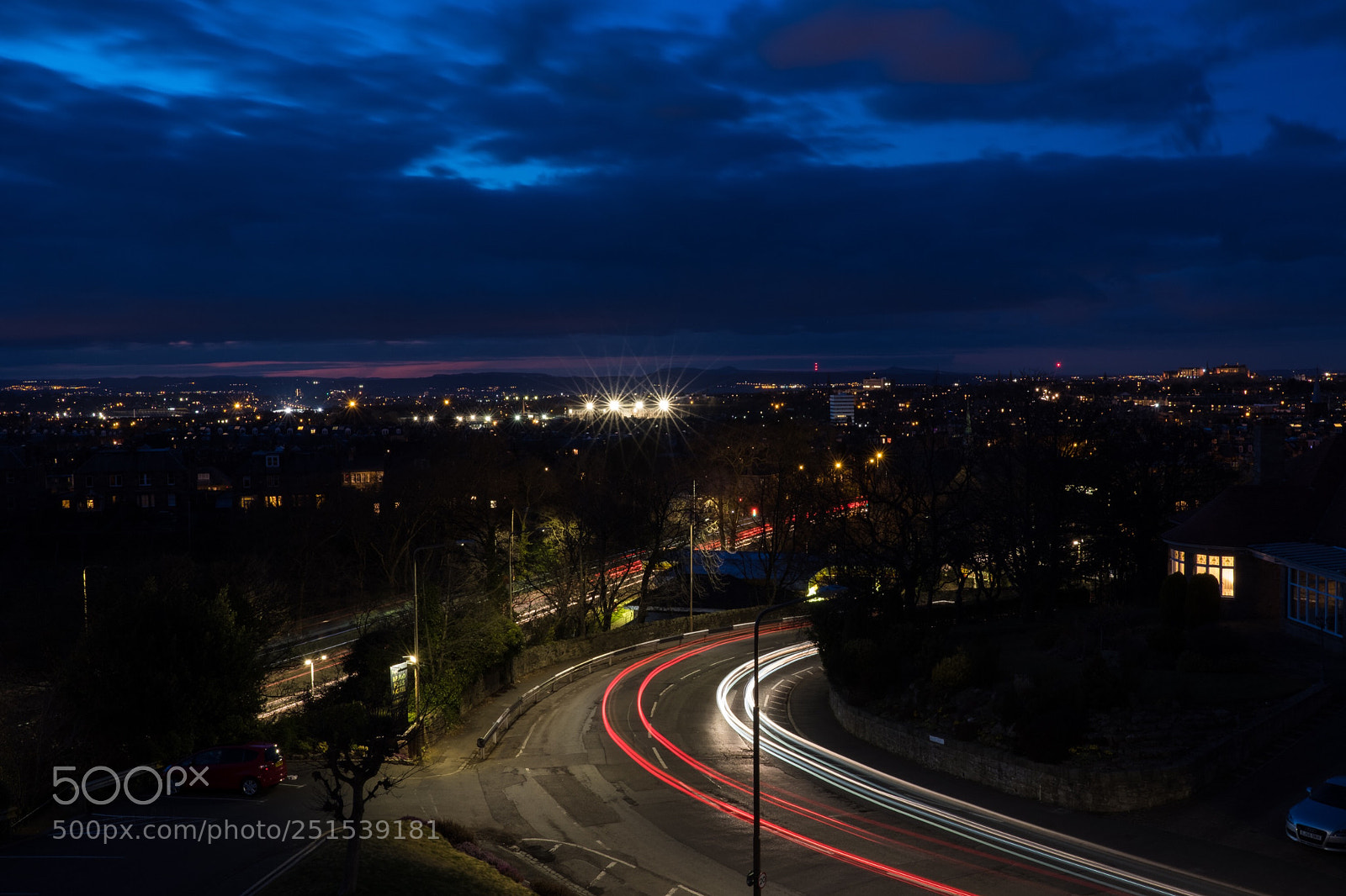 Fujifilm X-T2 sample photo. Edinburgh by night photography
