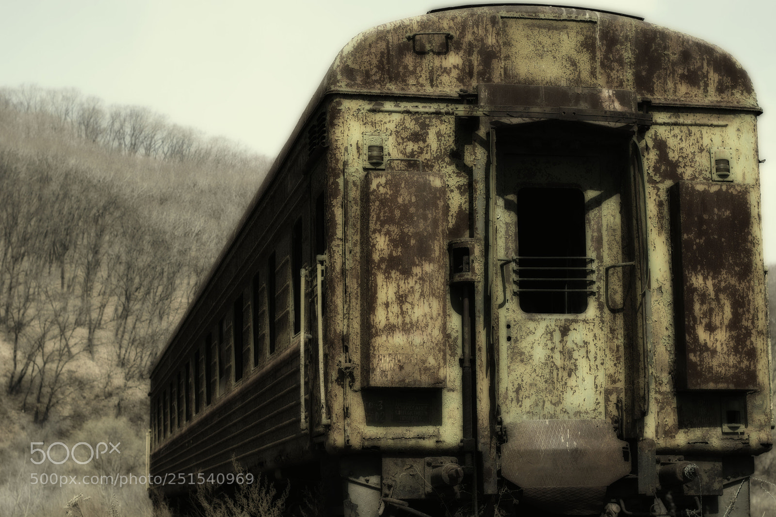 Nikon D7100 sample photo. Old railway carriage photography
