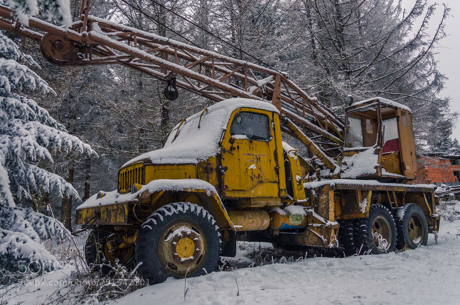 Nikon D3200 sample photo. Truck crane photography