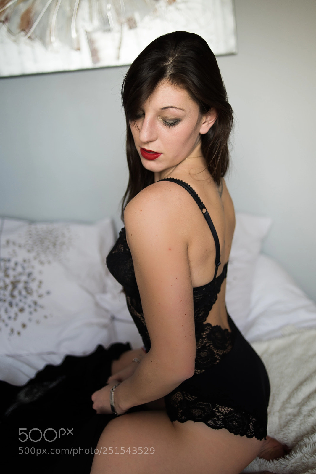 Nikon D810 sample photo. Elodie : boudoir : lingerie portrait photography