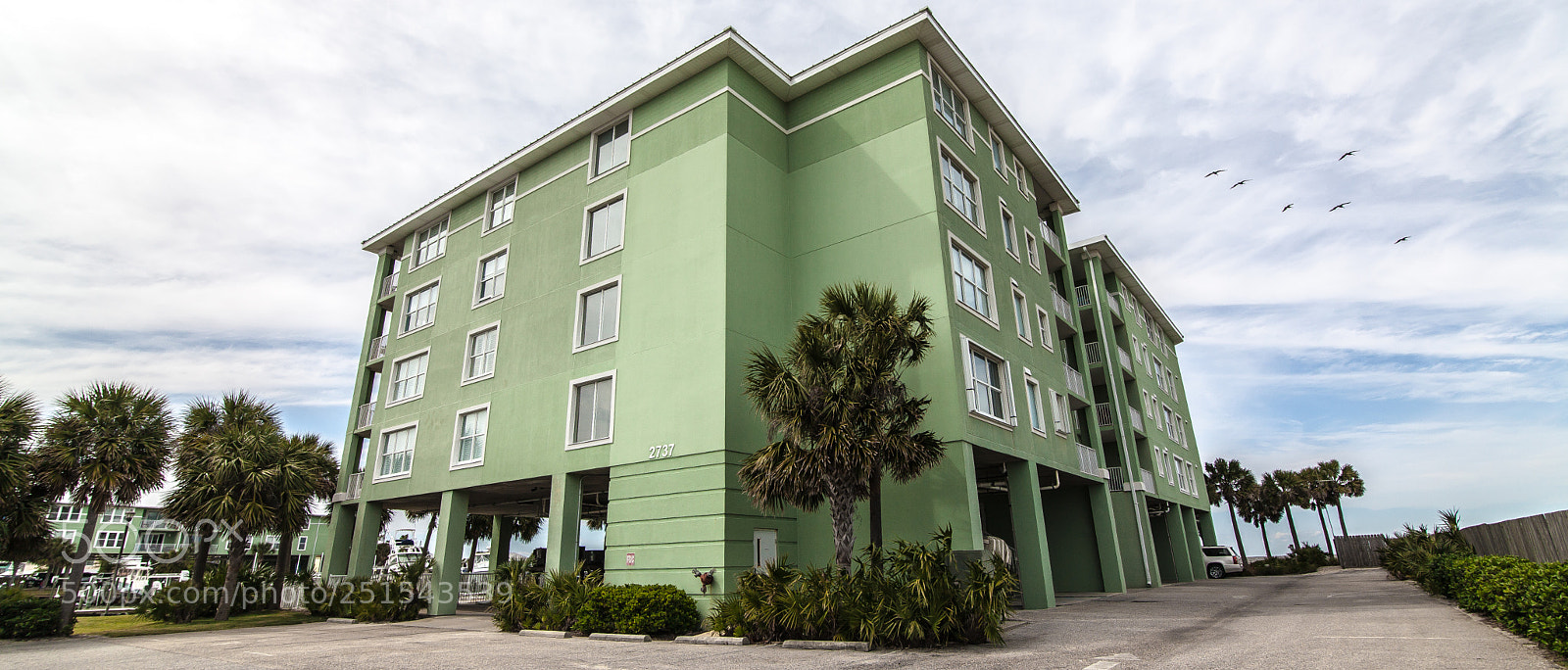 Canon EOS 5D Mark II sample photo. The green condo photography