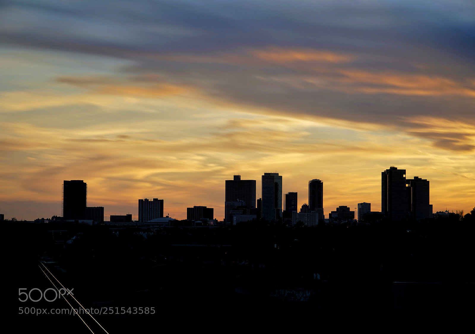 Sony a6000 sample photo. Fort worth skyline photography