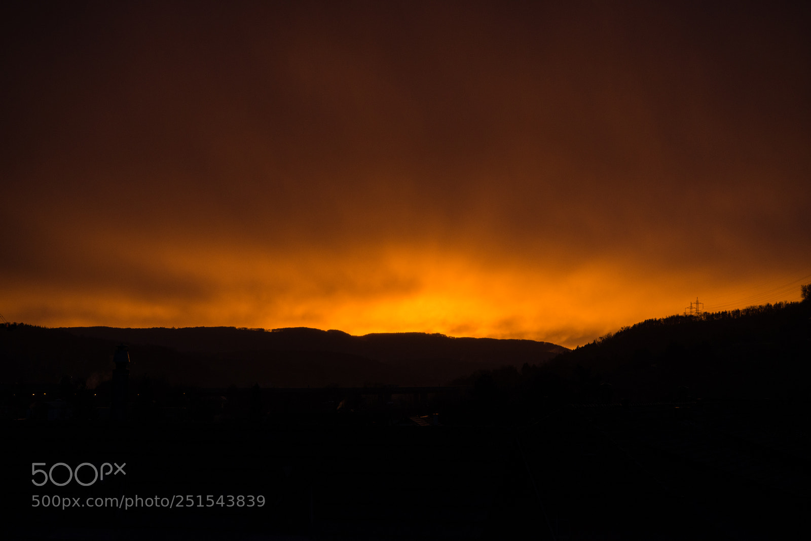 Nikon D800 sample photo. Burning sky photography