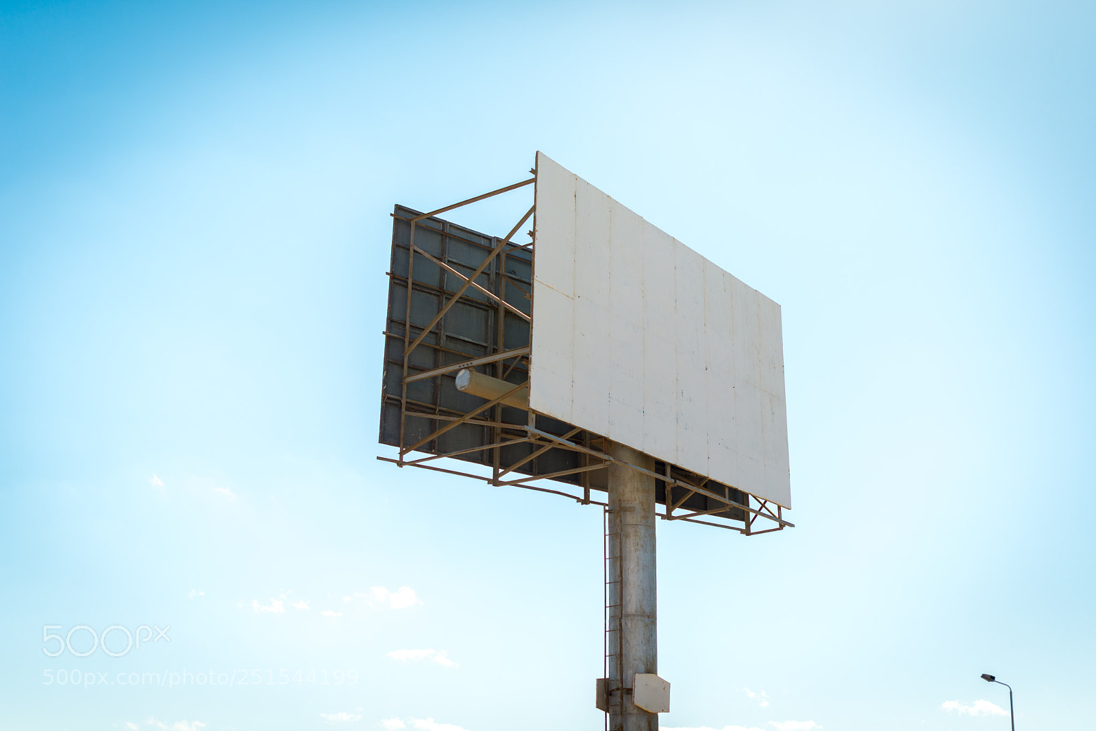 Nikon D610 sample photo. Large blank billboard photography