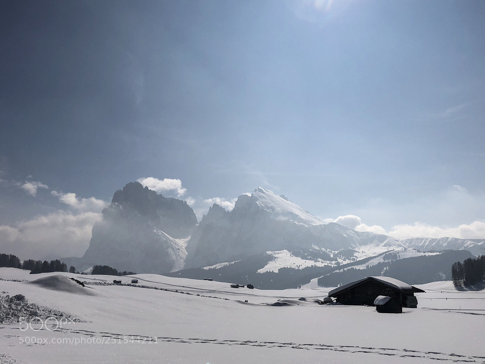 Apple iPhone 8 sample photo. Winter paradise photography
