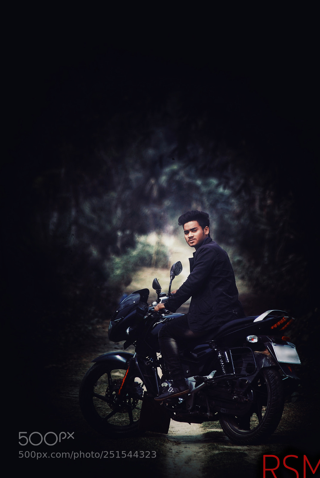 Nikon D60 sample photo. Biker photography