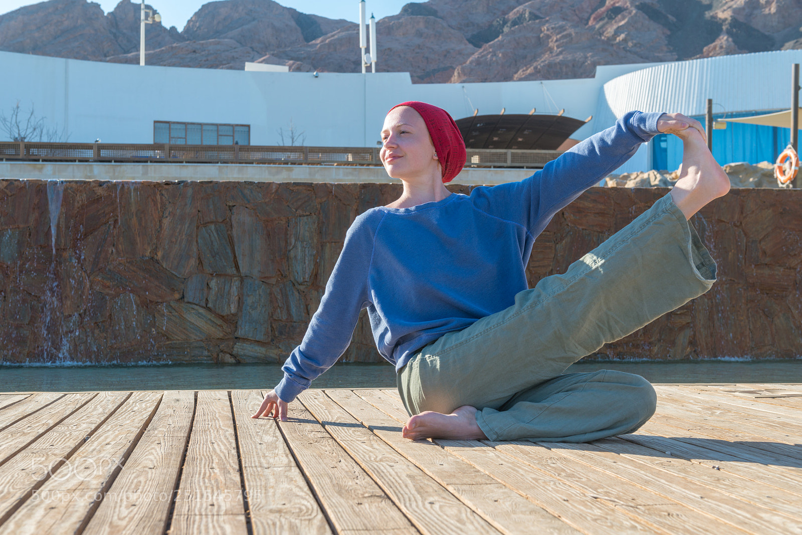 Nikon D800 sample photo. Woman doing yoga photography