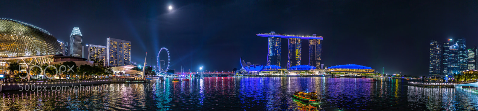 Sony a5100 sample photo. Singapore marina bay photography