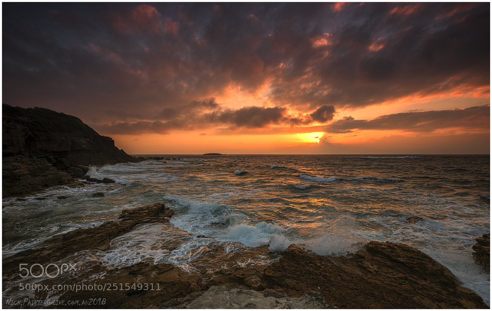 Nikon D800 sample photo. Sunrise at chalky beach photography