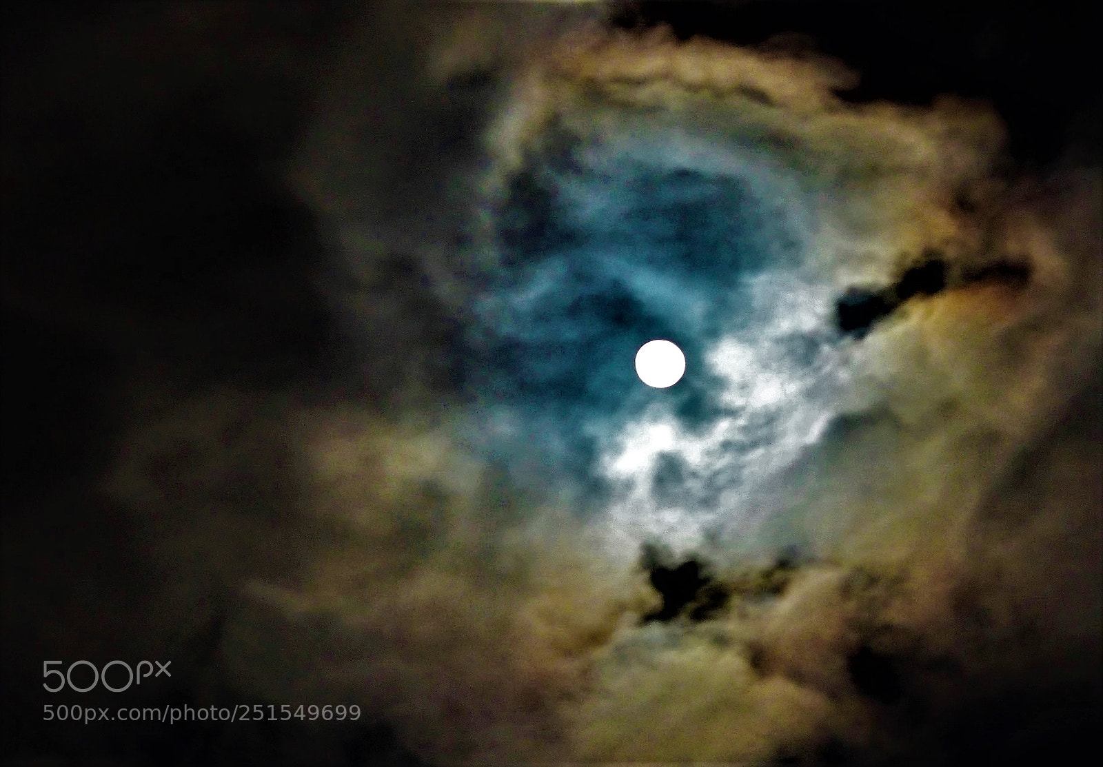 Olympus OM-D E-M5 II sample photo. Full moon photography