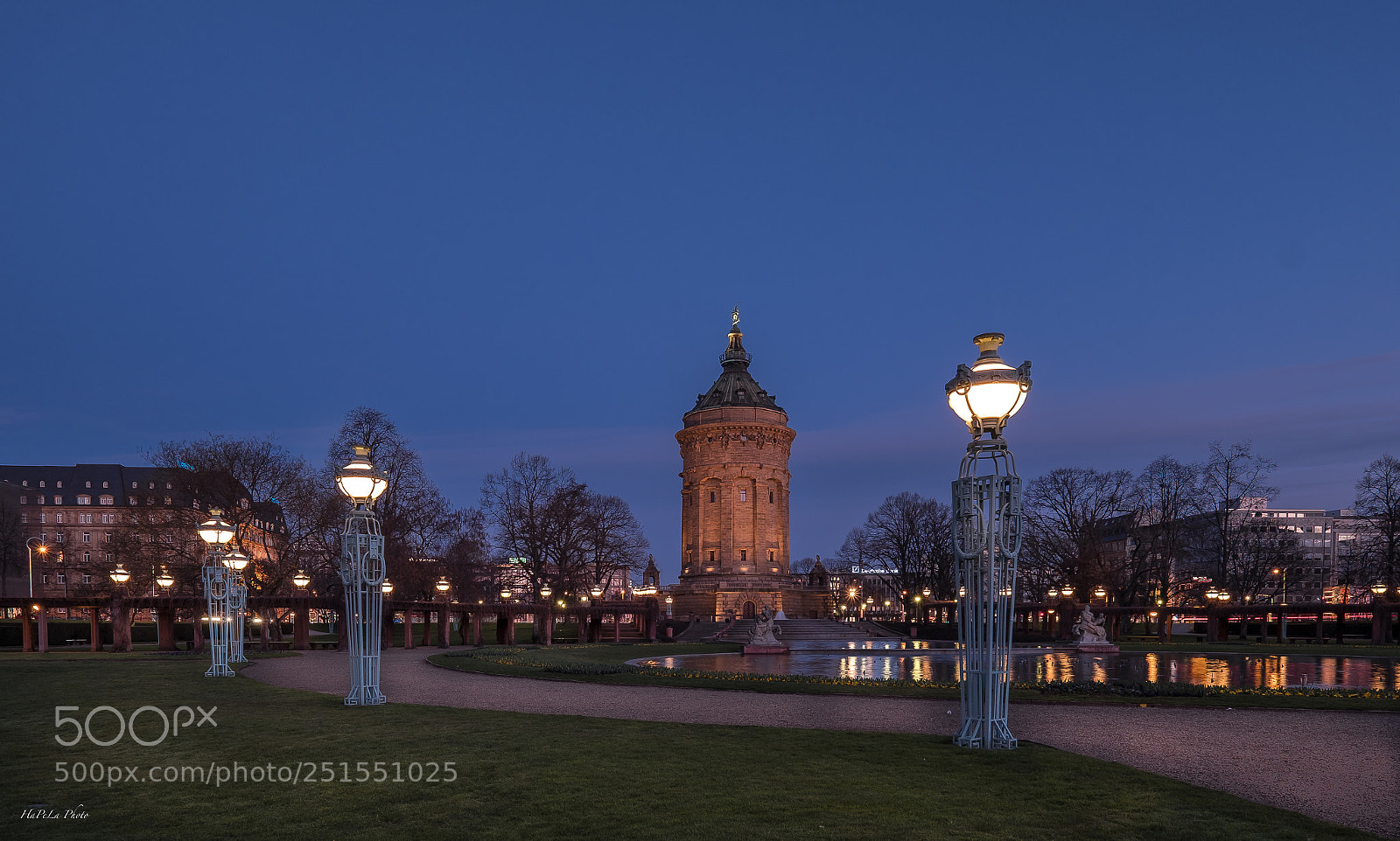 Fujifilm X-T2 sample photo. Wasserturm mannheim photography