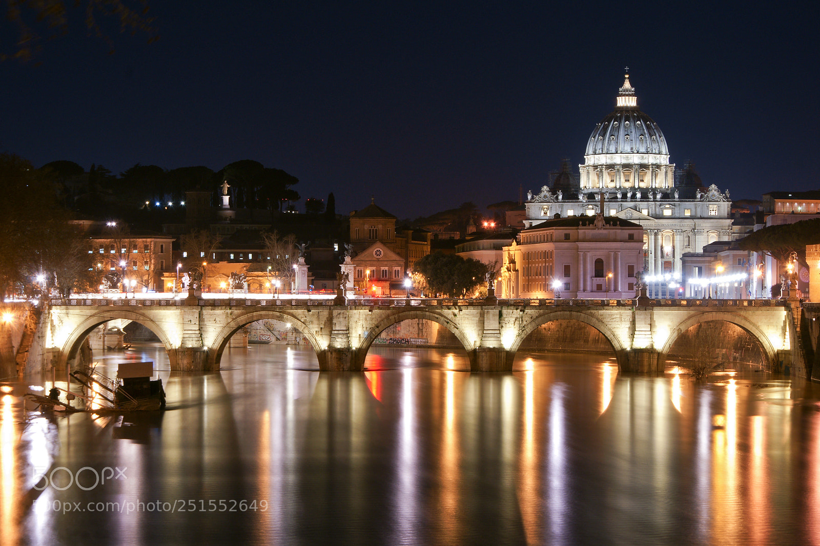 Sony Alpha DSLR-A700 sample photo. Roma by night photography