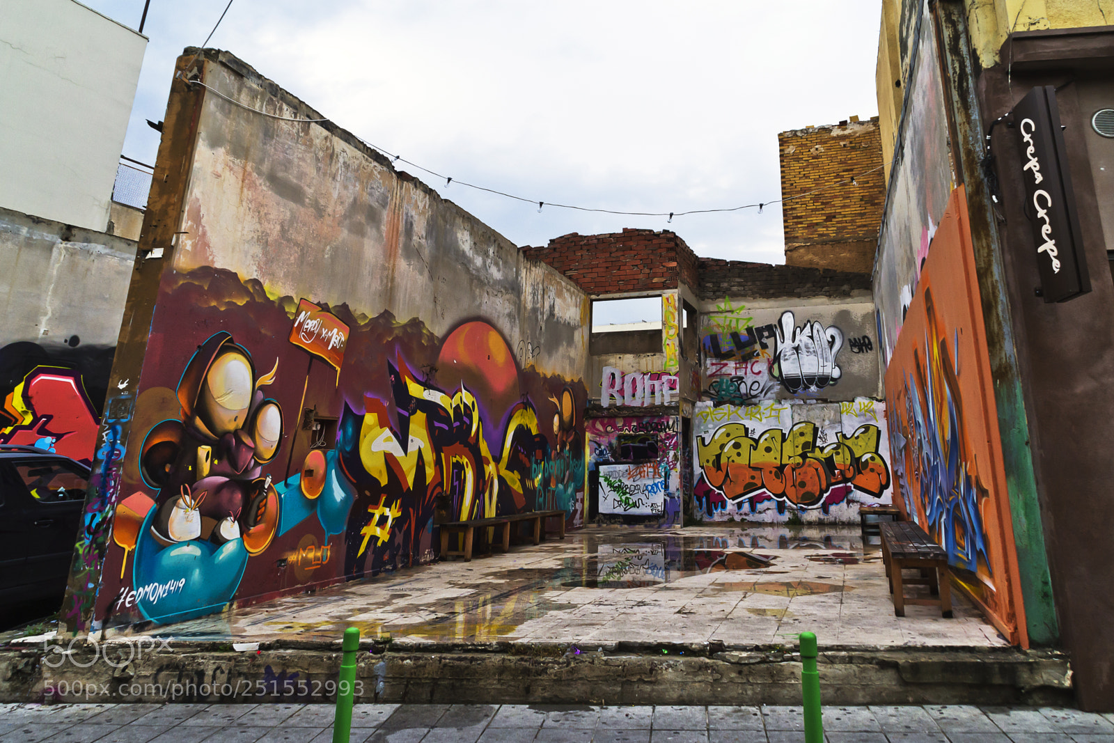 Nikon D3100 sample photo. Limassol street art photography