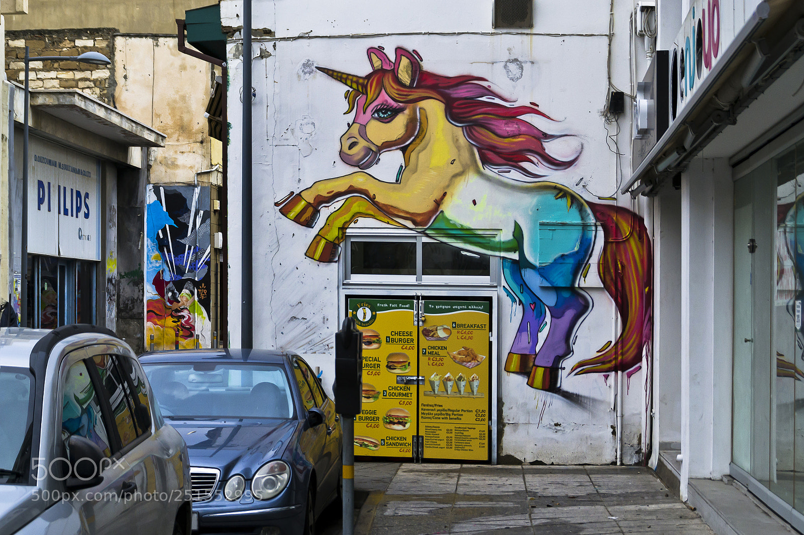 Nikon D3100 sample photo. Limassol street art photography