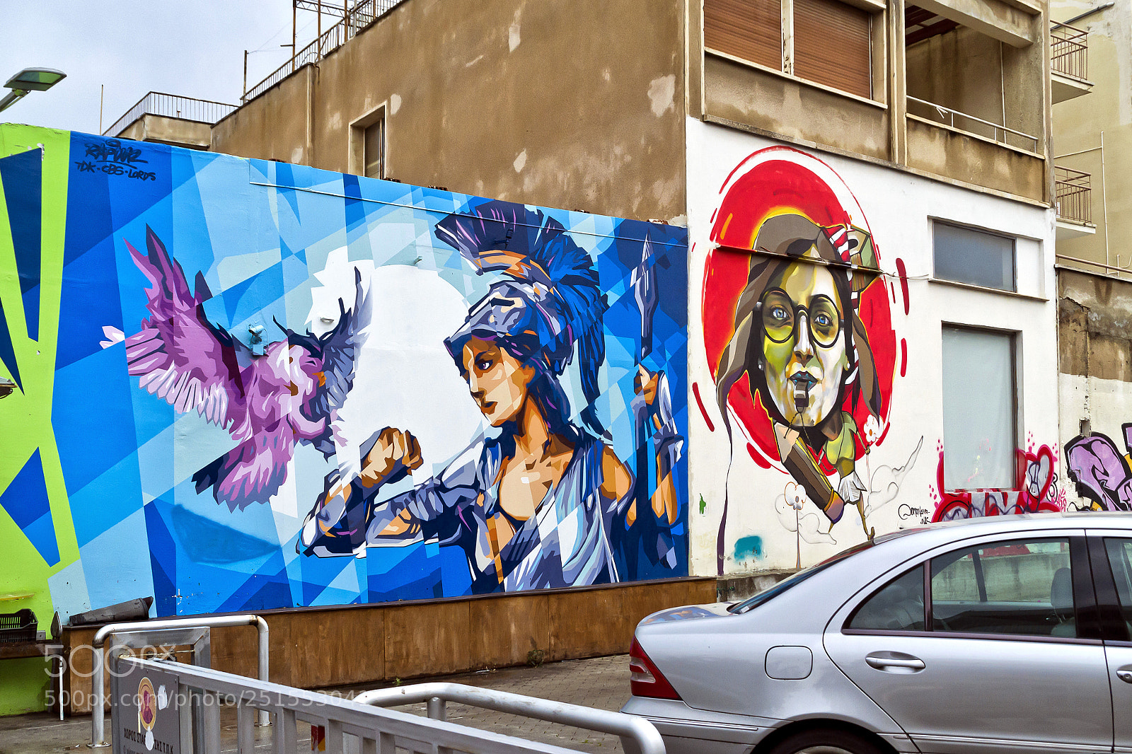 Nikon D3100 sample photo. Limassol street art photography