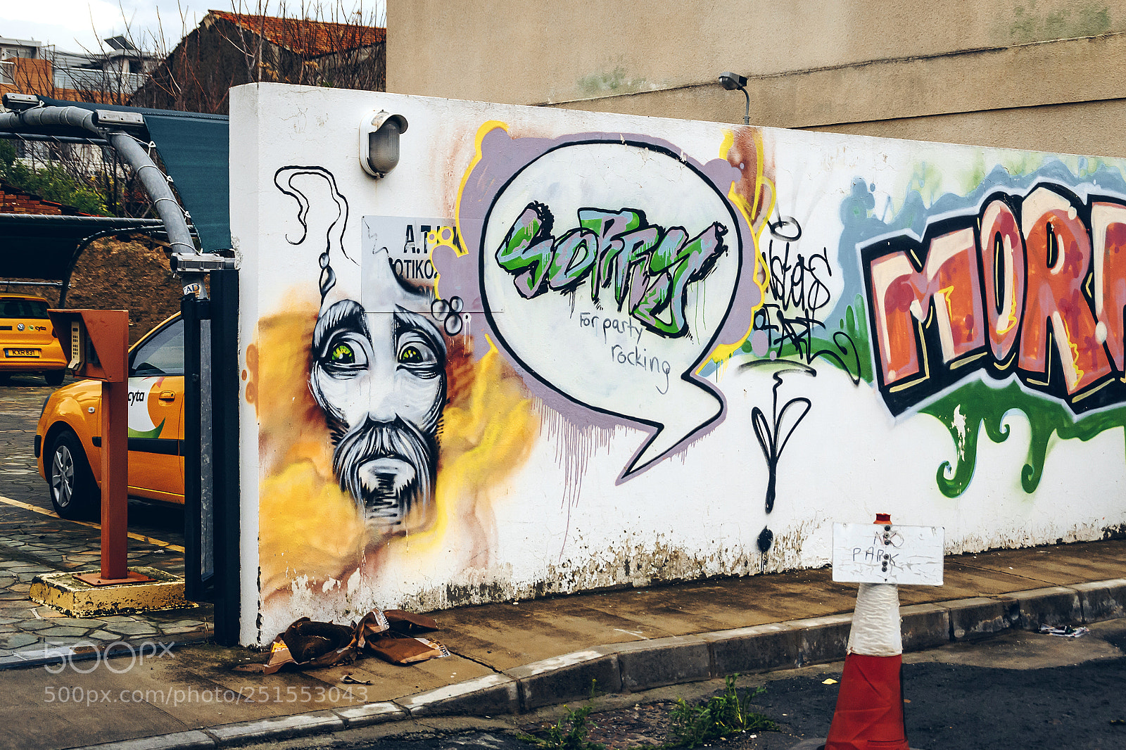 Nikon D3100 sample photo. Limassol street art photography