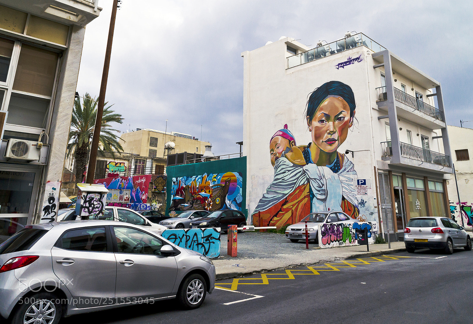 Nikon D3100 sample photo. Limassol street art photography