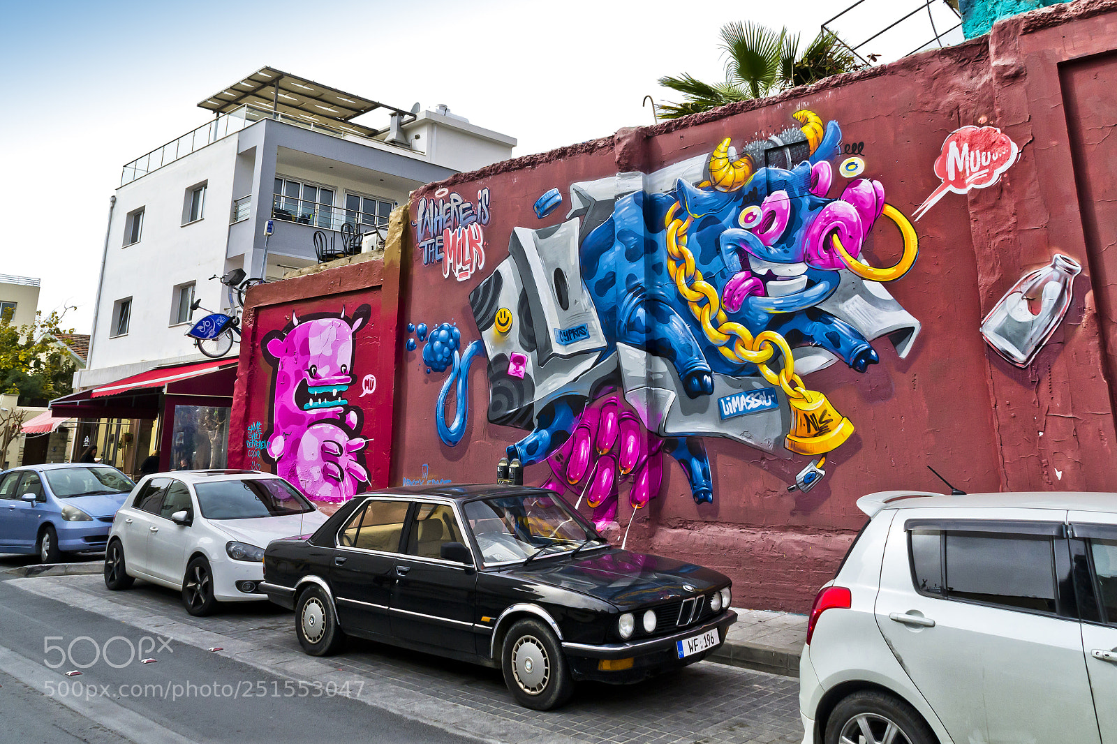 Nikon D3100 sample photo. Limassol street art photography