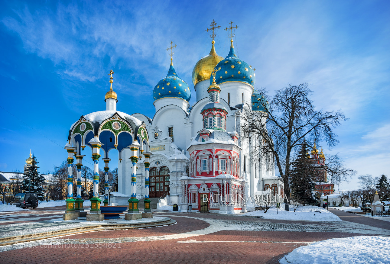 Nikon D800 sample photo. White stone uspenskiy cathedral photography