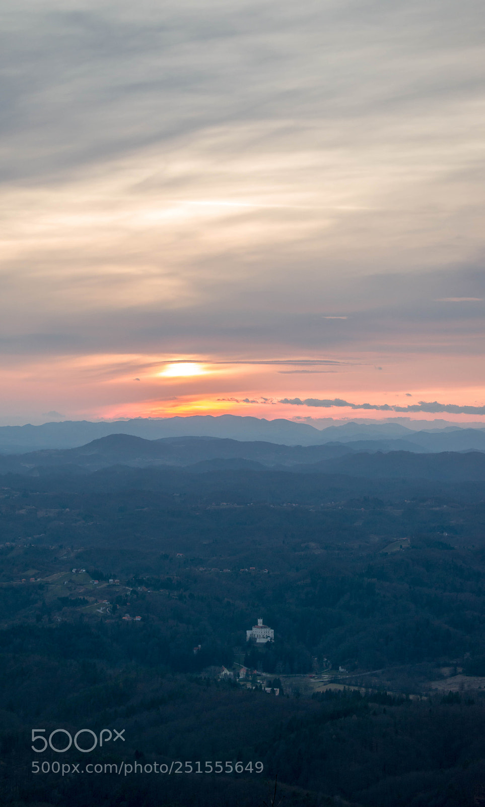 Nikon D5300 sample photo. Castle in the sunset photography