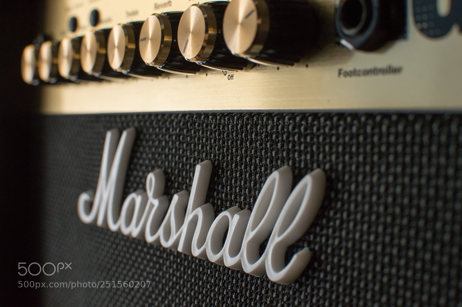 Nikon D3200 sample photo. Guitar amplifier photography