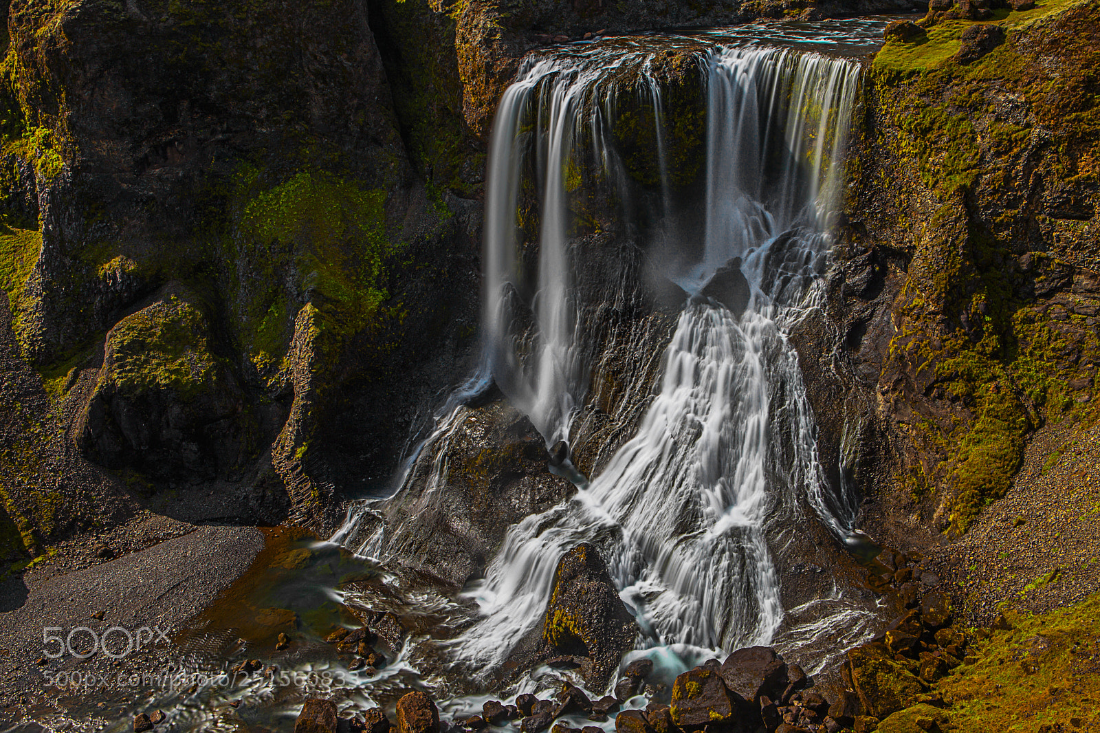 Canon EOS 5D Mark II sample photo. Fagrifoss waterfall, iceland photography