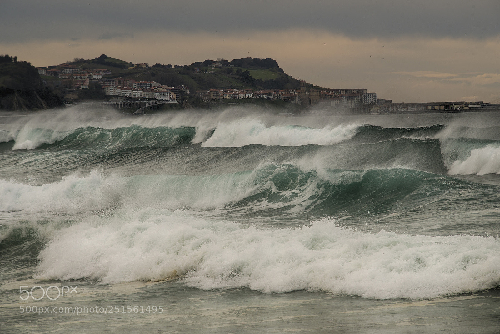 Nikon D610 sample photo. Zarautz playa photography
