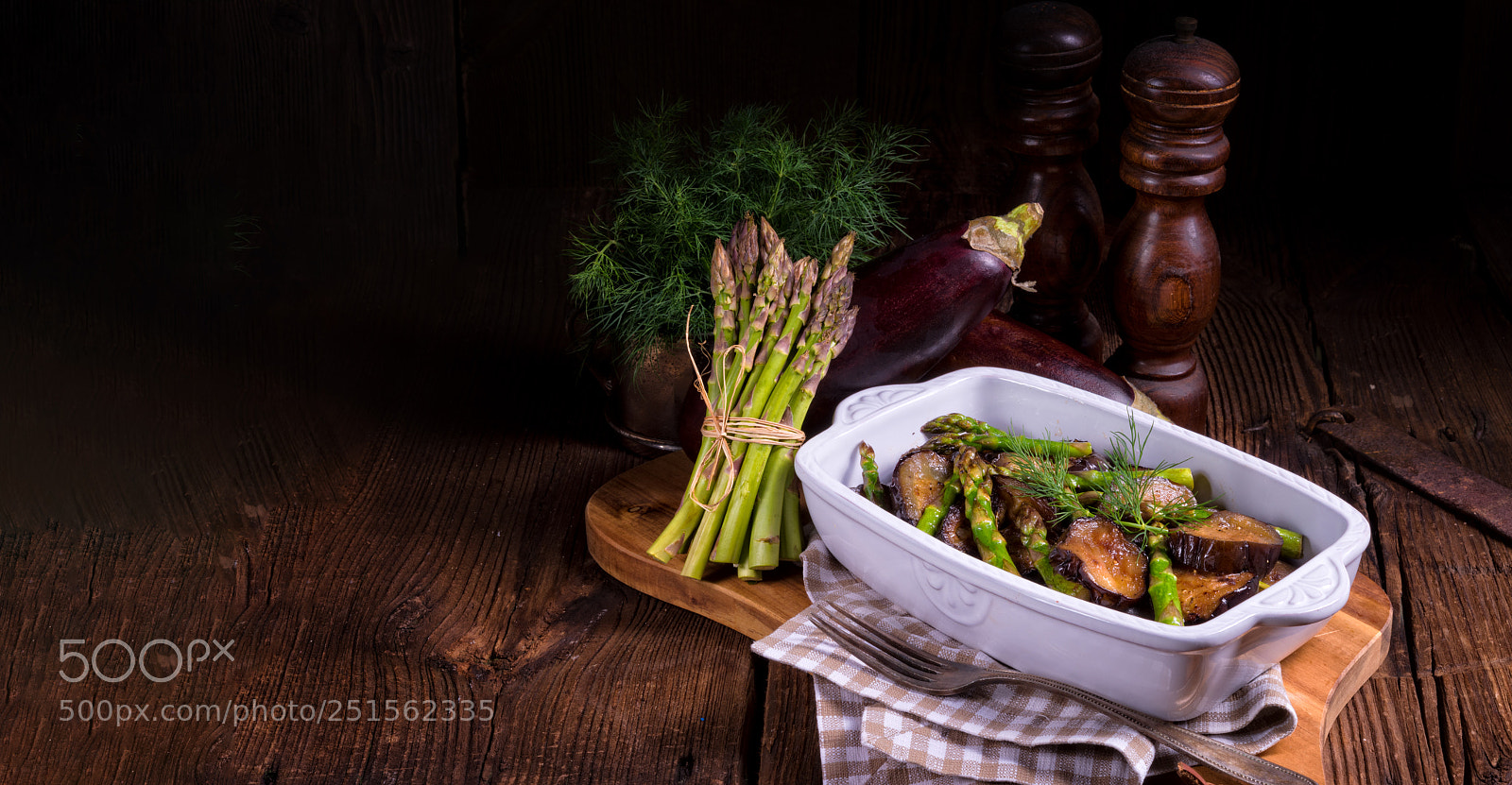 Nikon D810 sample photo. Eggplant casserole with green photography