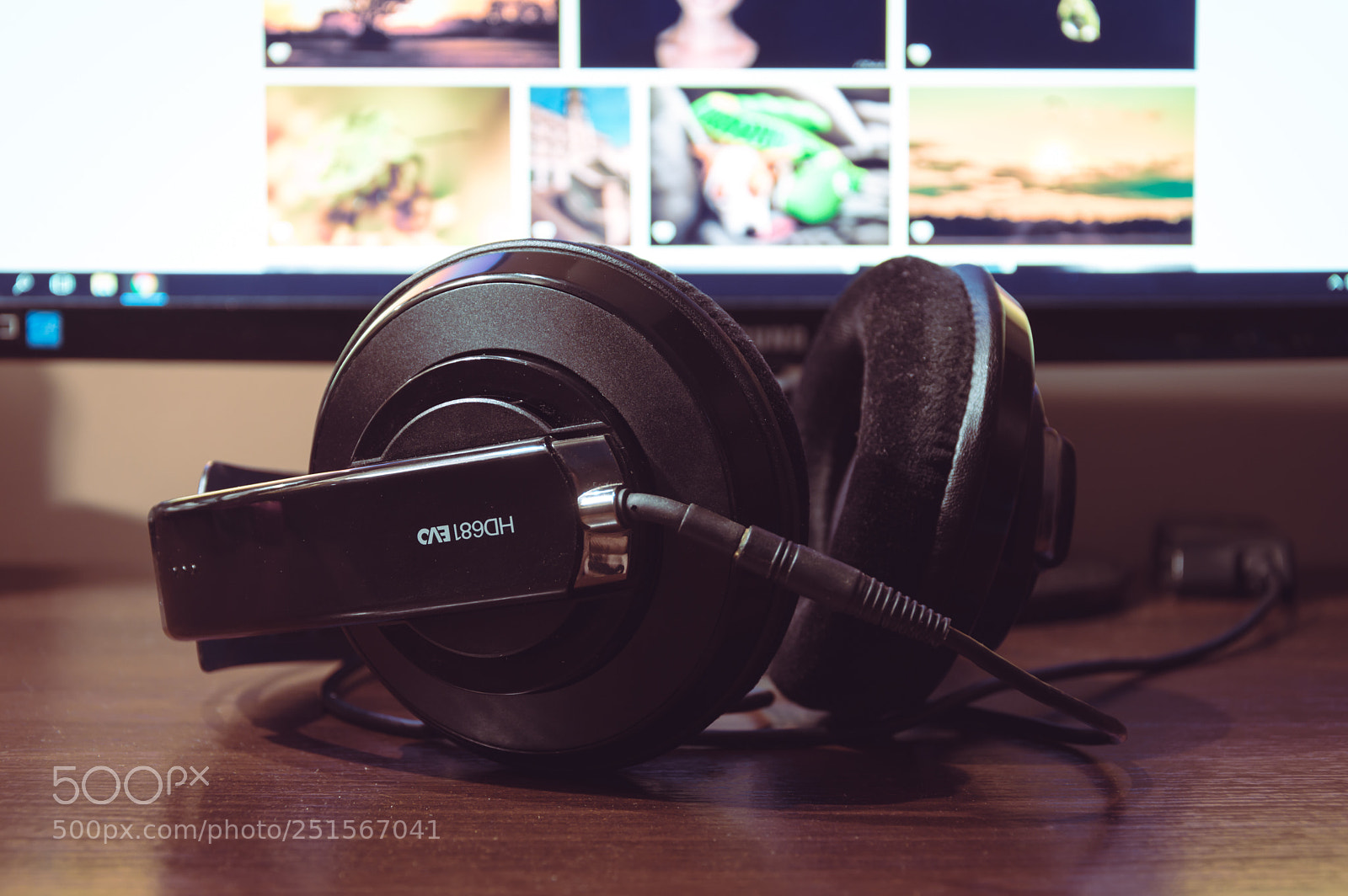 Nikon D3200 sample photo. Headphones photography