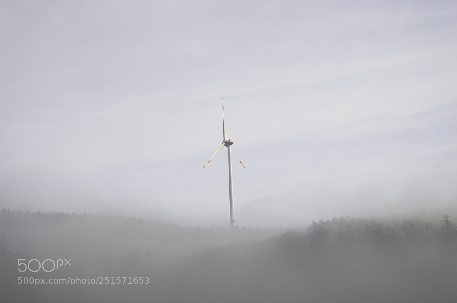 Nikon D3200 sample photo. Wind turbine photography