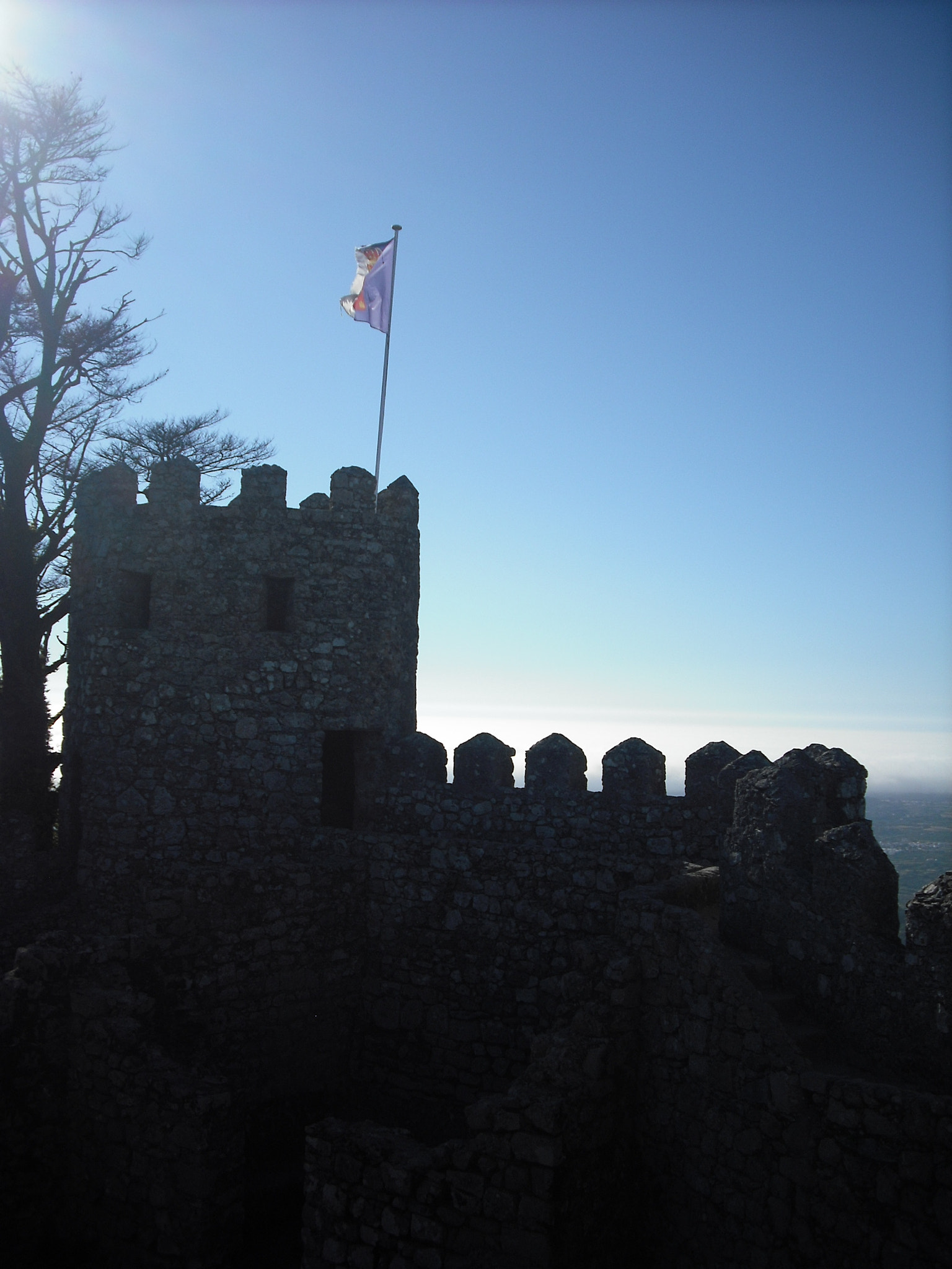 Fujifilm FinePix J10 sample photo. Sunset castle view photography