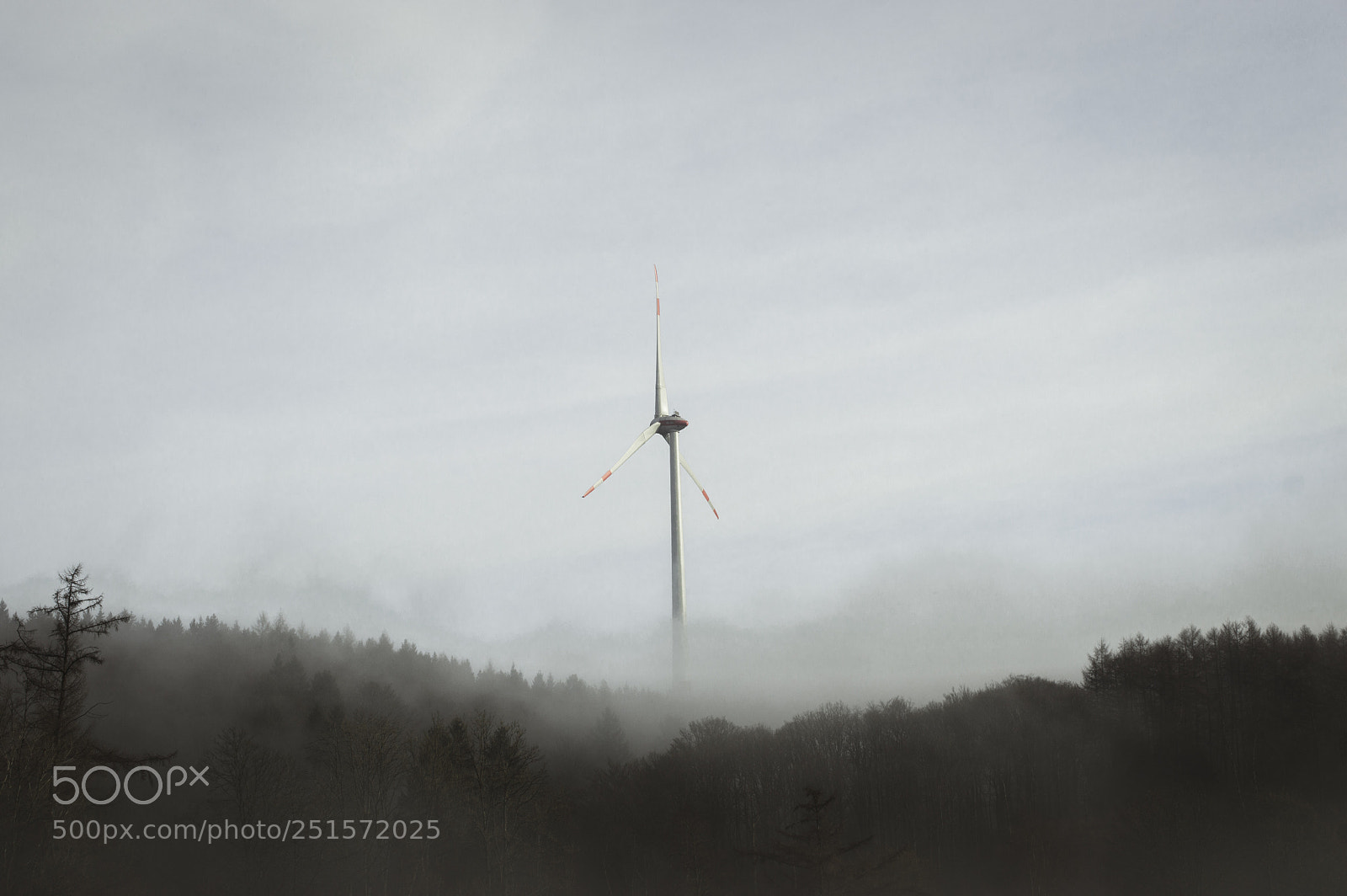 Nikon D3200 sample photo. Wind turbine photography