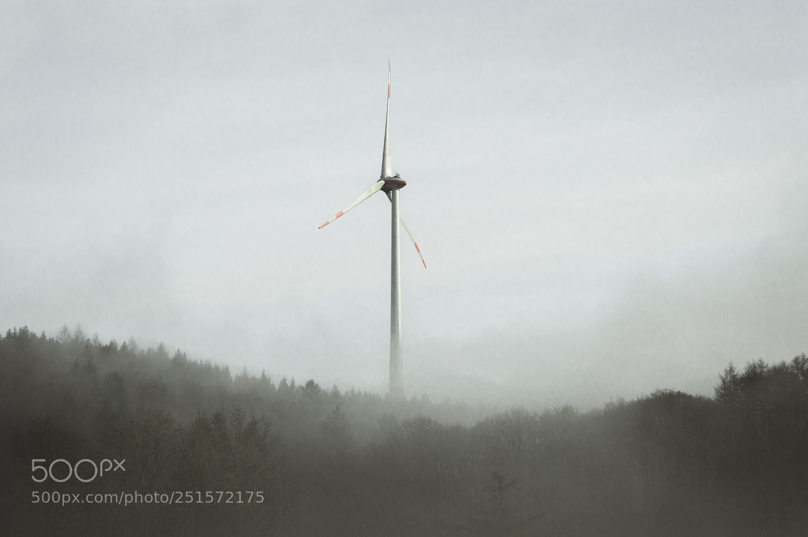 Nikon D3200 sample photo. Wind turbine photography