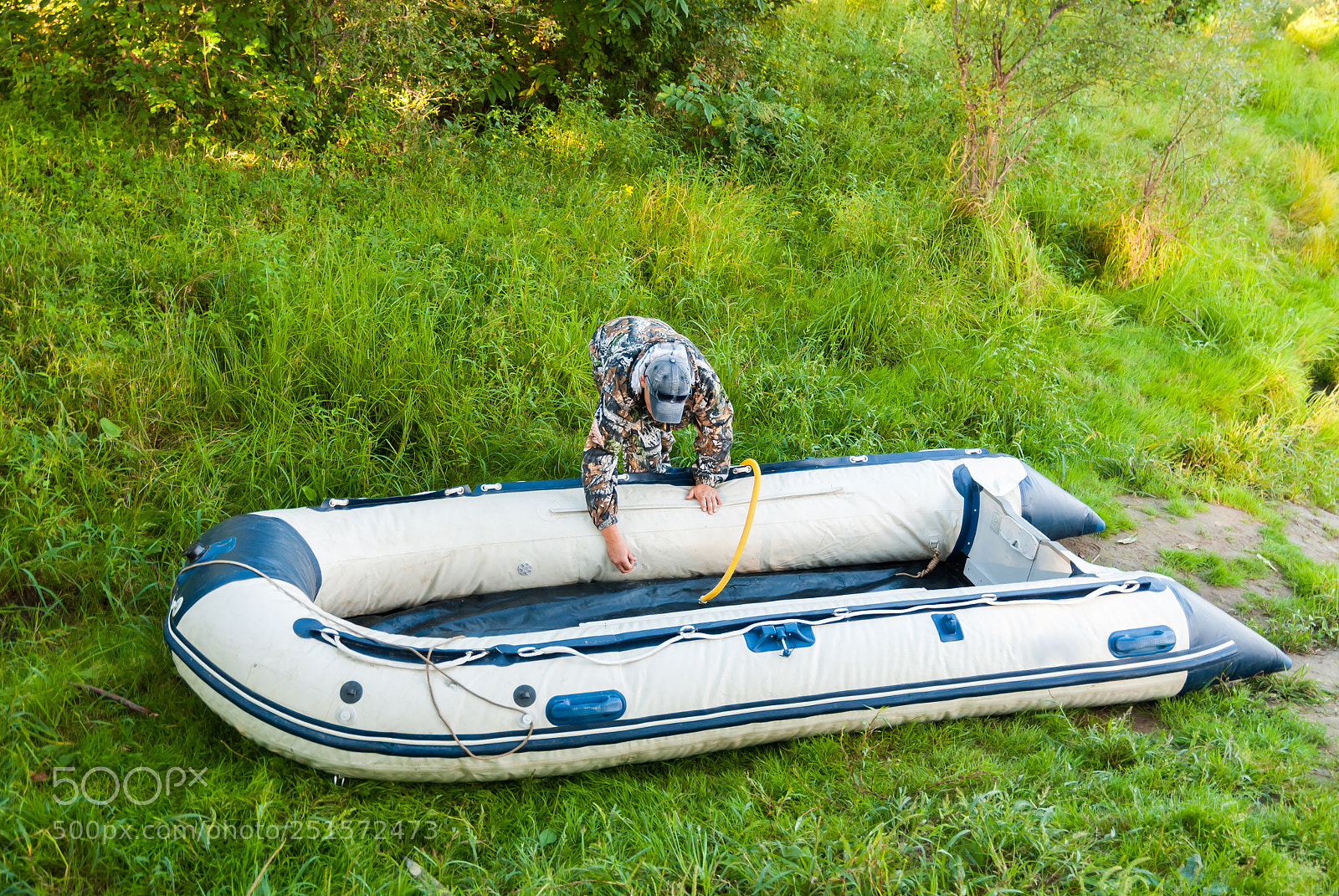 Nikon D3000 sample photo. Inflatable boat photography