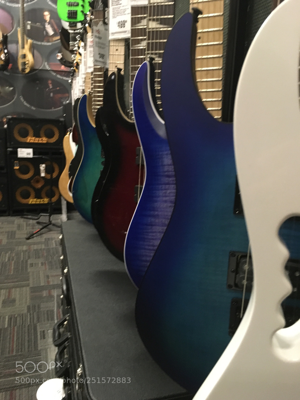 Apple iPad Pro sample photo. Guitars photography