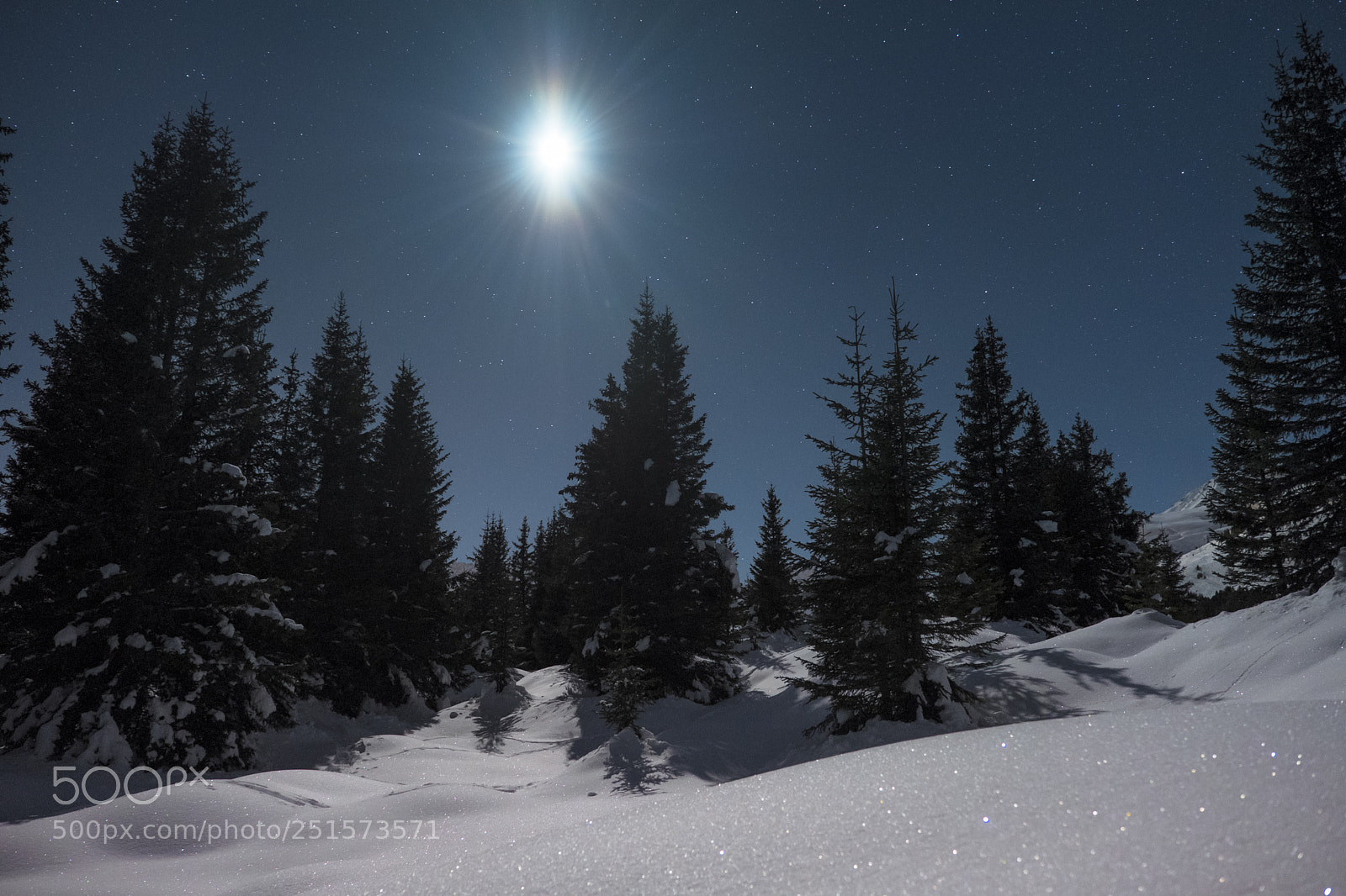 Fujifilm X-T2 sample photo. Moonlight photography