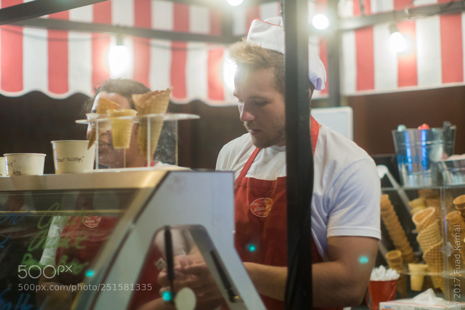 Sony a6000 sample photo. Ice cream man photography