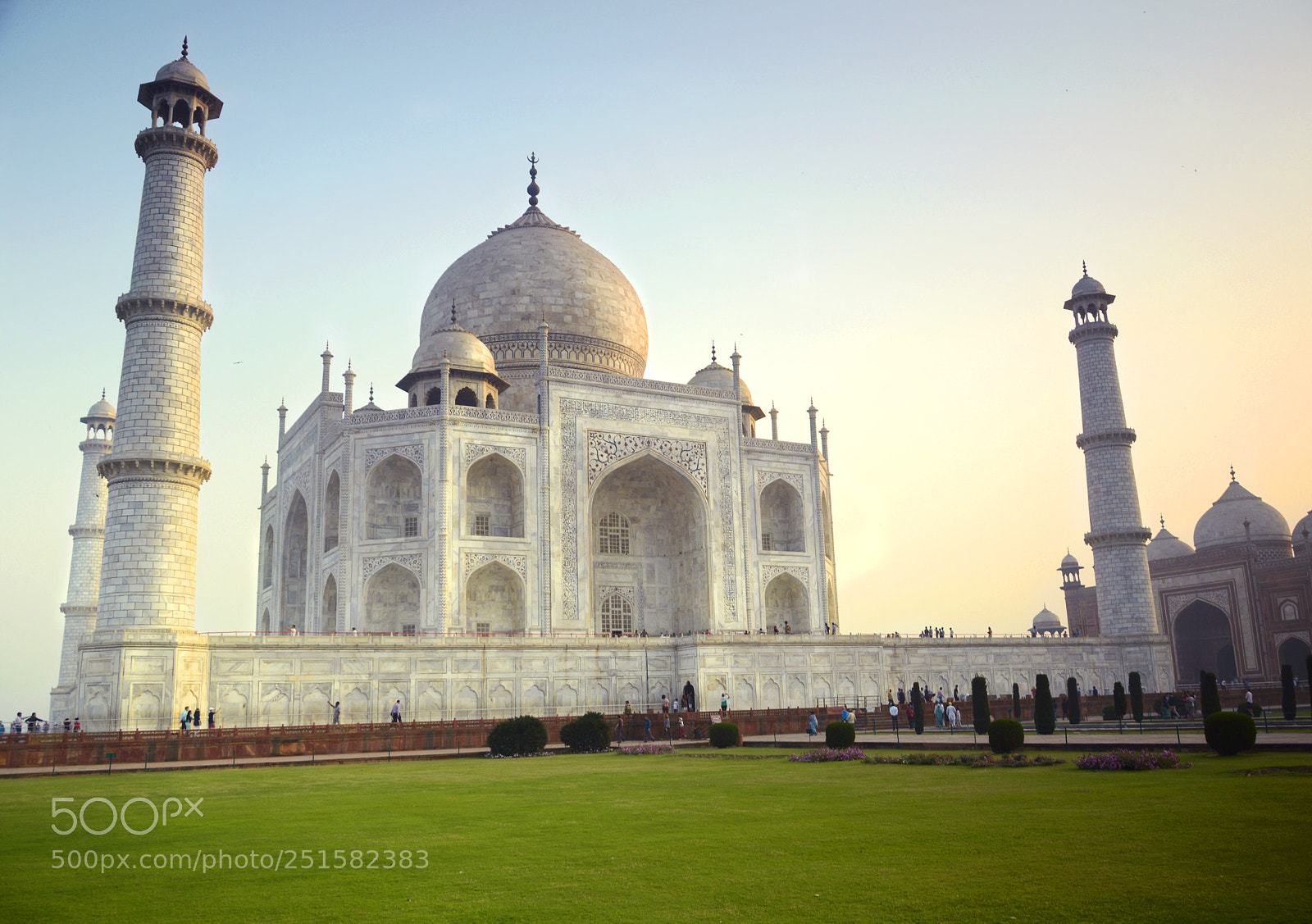 Nikon D3200 sample photo. Good morning taj mahal photography